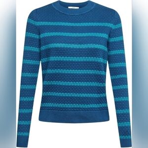 ESpirit Cotton Blue Long Sleeve Sweater Sz XL